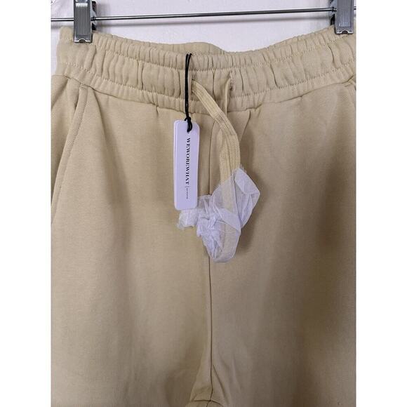 WeWoreWhat Off White lounge wear jogger sweatpants Size XS Color :Hay - Picture 9 of 9